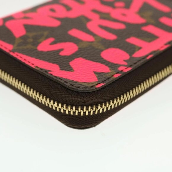 LOUIS VUITTON Monogram Graffiti Zippy Coin Purse Fuchsia M93707 LV Auth yk6630V - Picture 3 of 16